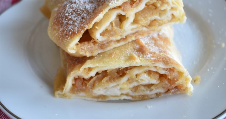 Jabolčni štrudelj brez glutena